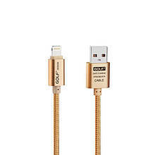 USB Cable Golf Metal iPhone 6 Gold (GC-10i)