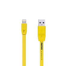 USB Cable Remax (OR) Full Speed RC-001i Lightning Yellow 1m (5-010)