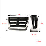 Накладки на педалі Audi A4 B8, A6 C7, Q5, Q3, A5, A7, A8 автомат, фото 4