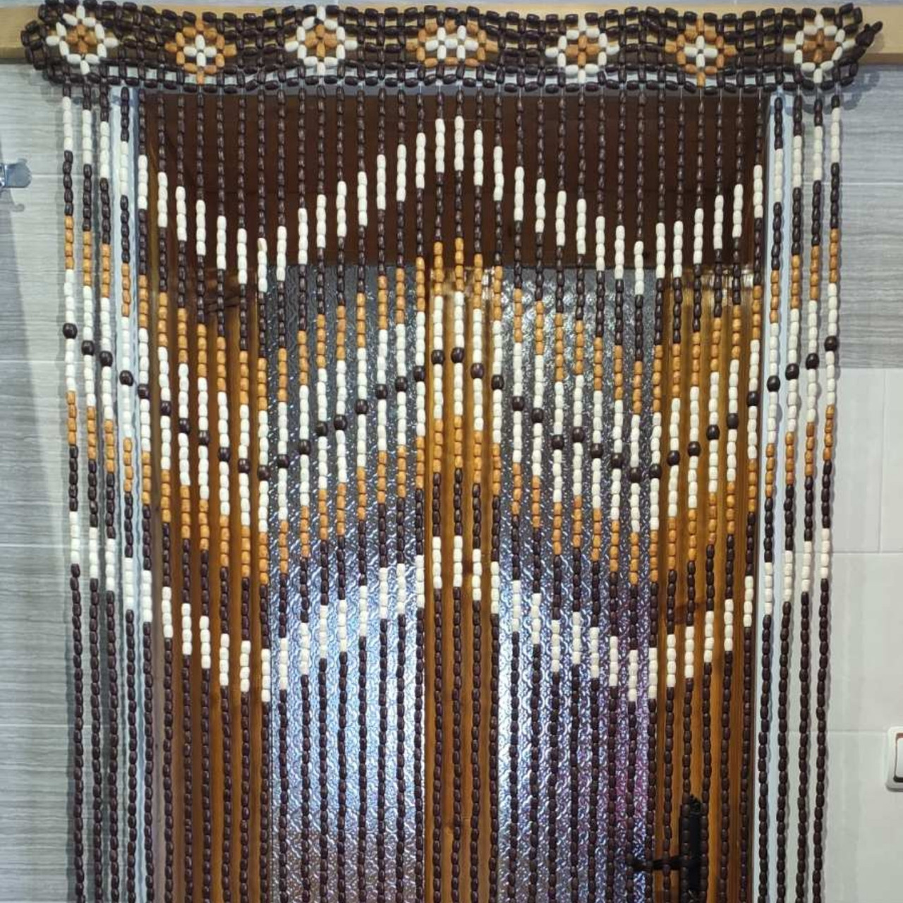 Дерев'яні штори "Буси" темні, фото 1