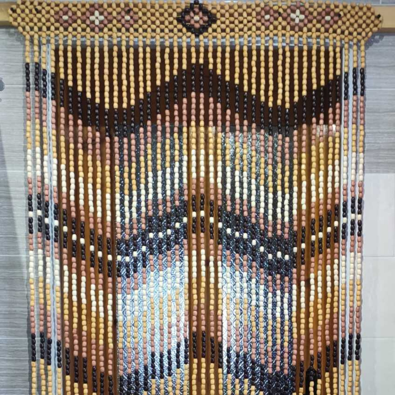 Штори з дерева "Буси" світлі 40-смуг, фото 1