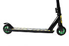Трюковий легкий алюмінієвий самокат Scale Sports Extrem чорний із колесами 100 мм, на середній рівень, фото 5