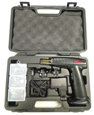 Комплект для ремонту пластикових деталей (Термостеплер акумуляторний) TRISCO WSC-301