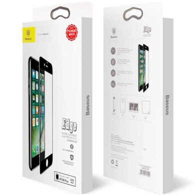Захисне скло Baseus All-Screen Tempered Glass Film для iPhone 7 Plus (SGAPIPH8P-AJG01) Black (0.3 mm)