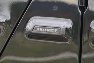 MANSORY logo for A-pillar for Mercedes G-class