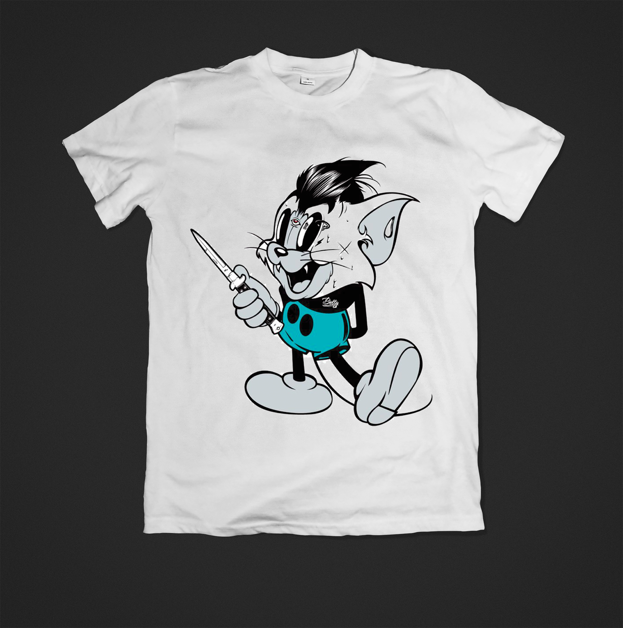 Футболка дитяча з принтом Cat, фото 1