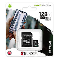 Карта пам'яті Kingston MicroSDHC Canvas Select Plus 32 GB Class 10 (SDCS2/32GB) Оригінал