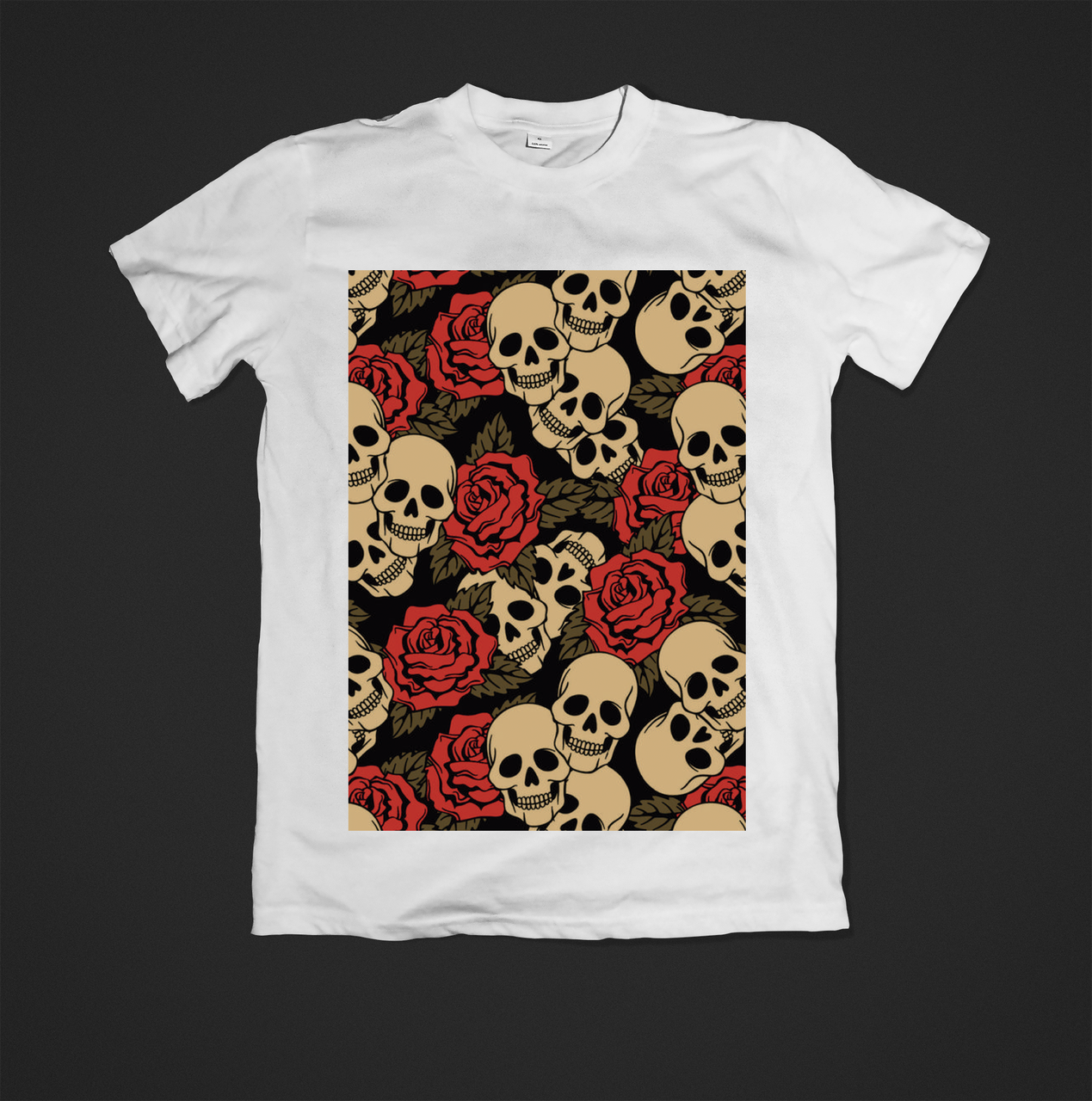 Футболка чоловіча з принтом Sculls, фото 1