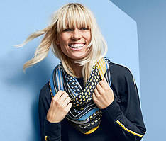 Шарф снуд Tchibo різнокольоровий 160*100