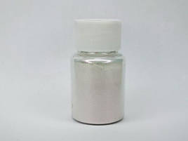 Пігмент для слайма в баночці, білий перламутр