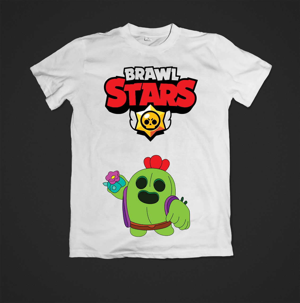 Футболка дитяча з принтом Бравл Старс Spike, фото 1