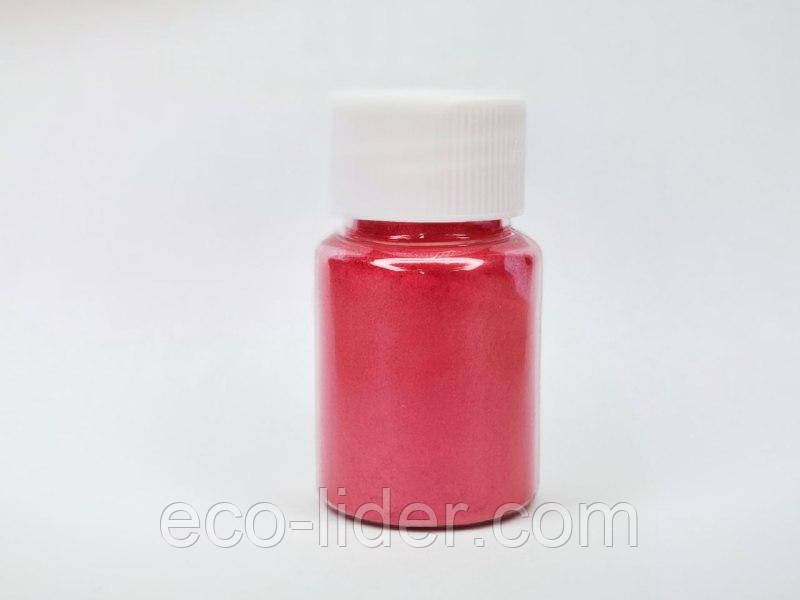 Пігмент перламутровий для слаймов і манікюру, червоний кавун, фото 1