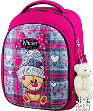Комплект шкільний рюкзак каркасний пенал і сумка для дівчинки Winner-One Ведмедик 6013, фото 2