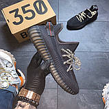 Кросівки Adidas Yeezy Boost 350 V2 Triple Black, кросівки адідас ізі буст 350 в2, кросівки Adidas Yeezy 350, фото 4