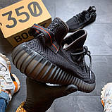 Кросівки Adidas Yeezy Boost 350 V2 Triple Black, кросівки адідас ізі буст 350 в2, кросівки Adidas Yeezy 350, фото 7