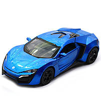 Машинка іграшкова Автопром «Lykan Hypersport» Синя 14 см (32013), фото 2