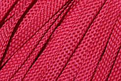 Шнур плоский чехол 8мм червоний моток 100м