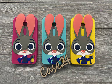 Гумовий 3D чохол для Meizu M3 (M3 Mini) / M3s Джуді (3 кольори)