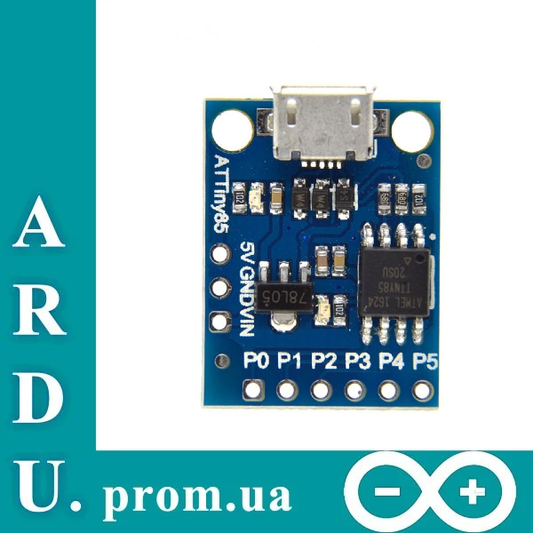 Digispark Arduino Attiny85 micro USB налагоджувальна плата [#8-6]