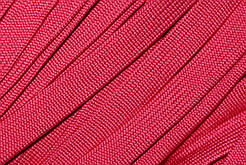 Шнур плоский чехол поліестер 20мм червоний моток 100м