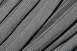 Шнур плоский чехол поліестер 20мм темно-сірий моток 100м