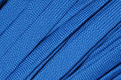 Шнур плоский чехол поліестер 20мм волошка моток 100м