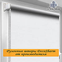 Рулонні штори на нестандартні вікна "Oasis" Блекаут Білий ТЕРМО