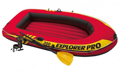 Intex надувний човен 58358 Explorer Pro 300 Set 2 місця+насос і весла
