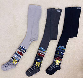 Колготи дитячі для хлопчика демісезонні, з малюнком, KBS