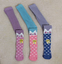 Колготи для дівчинки демісезонні, з малюнком, KBS