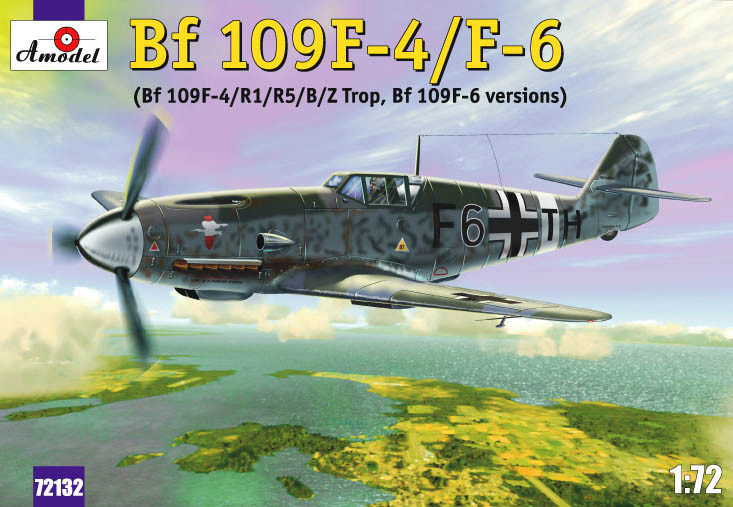 Месершміт Bf-109F4/F6. 1/72 AMODEL 72132