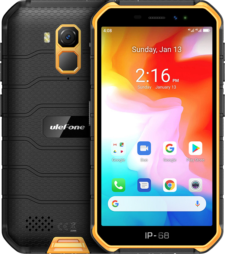 Ulefone Armor X7, 2/16 Gb, Android 10, NFC, Підводна зйомка, 13 Mpx, Дисплей 5.0", фото 1