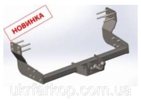 Фаркоп на Фольксваген Крафтер (з 2017--), Фаркоп Volkswagen Crafter, посилена підніжка