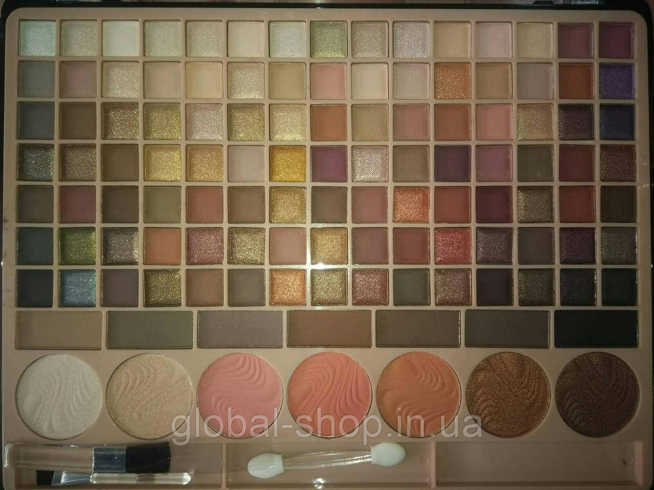 DoDo Girl Eyeshadow & Highlighter & Blush & Bronzer Good Texture великий набір косметики