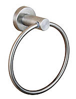 Тримач для рушників кільце Globus Lux SS 8407 Неіржавка сталь!