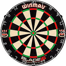 Дартс мішень професійна з сизалю Blade5 Winmau Англія, фото 2