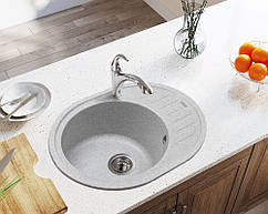 Кам'яна мийка Ventolux MONICA (GRAY GRANIT) 620x500x200