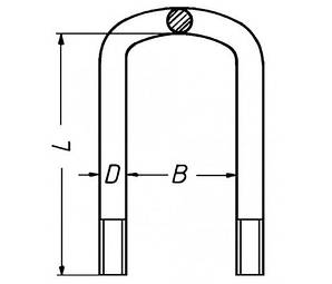 Стрем'янка BPW ( M 24 / 156 x 380 ) ( MEGA ) MG10533