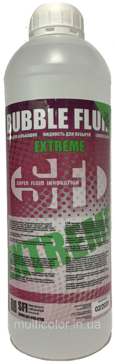 Мильні бульбашки Екстрим SFI Bubble Extreme 1 л