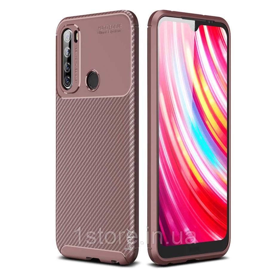 TPU чохол iPaky Kaisy Series для Xiaomi Redmi Note 8T (Коричневий)