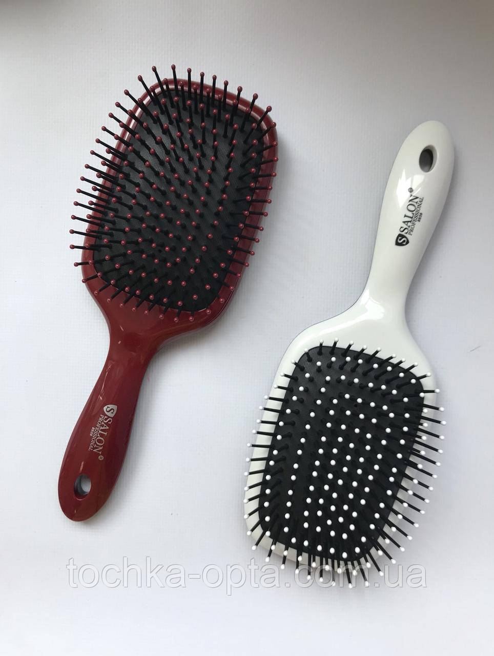 Масажна щітка для волосся SALON PROFESSIONAL 8939 квадрат, фото 1