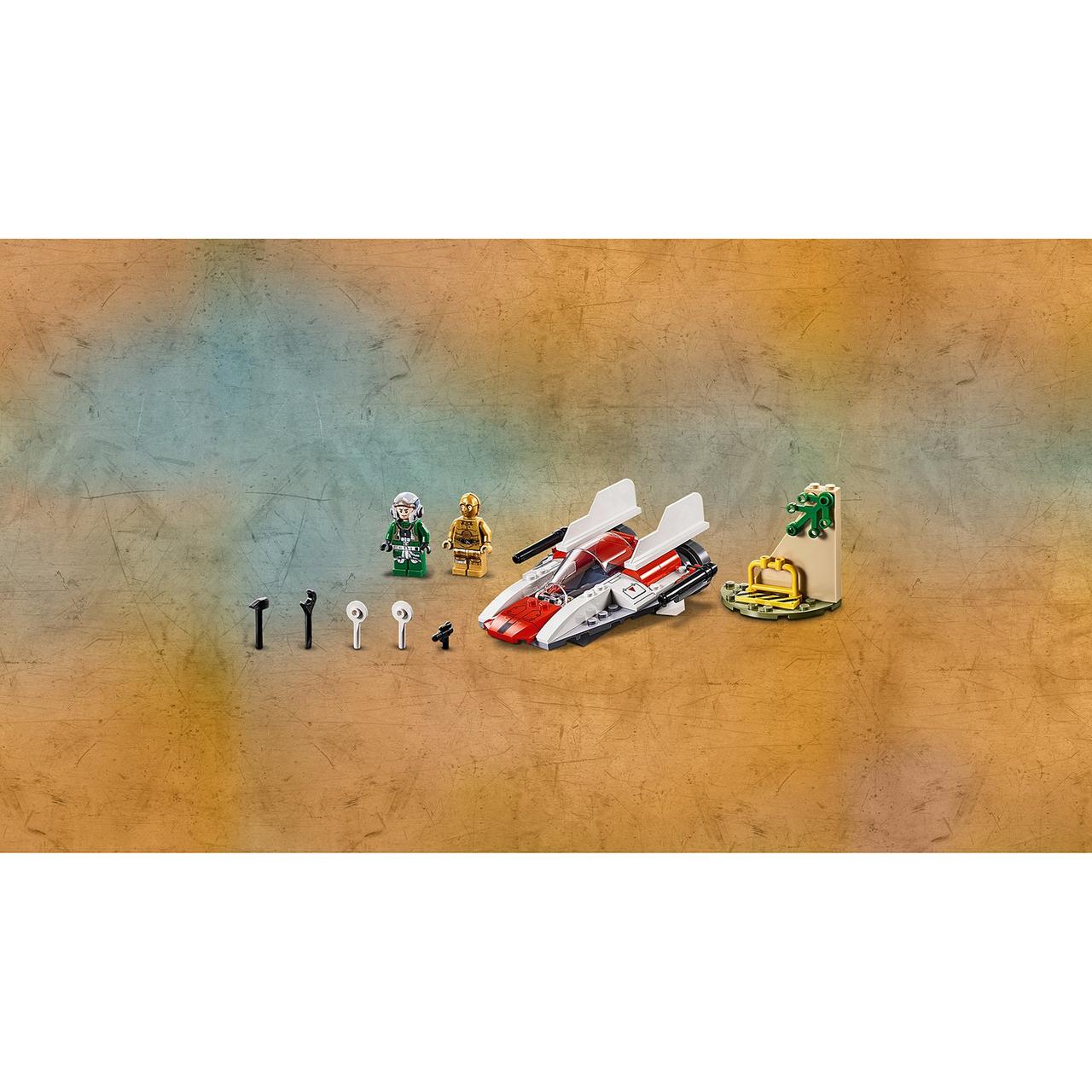 LEGO ЛЕГО Star Wars Звёздный истребитель типа А 75247 (62 деталей) BricksLife - фото 5 - id-p1180039185