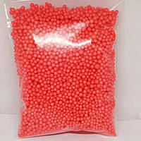 Червоні пінопластові кульки 2-4 мм