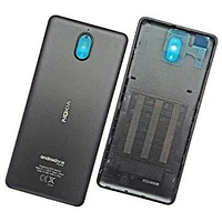 Задняя крышка Nokia 3.1 черная Black/Chrome оригинал