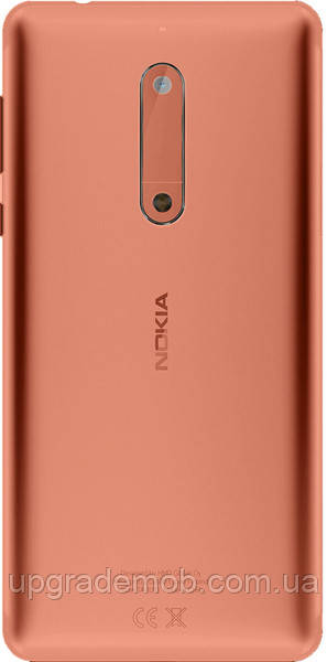 Задня кришка Nokia 5 мідна Copper + скло камери, фото 1
