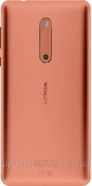 Задня кришка Nokia 5 мідна Copper + скло камери