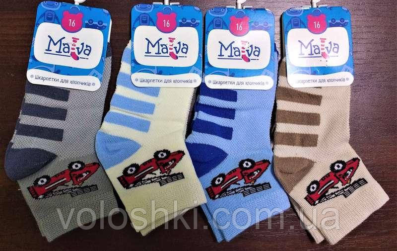 Шкарпетки літні дитячі для хлопчика, Мальва (розмір 18), фото 1