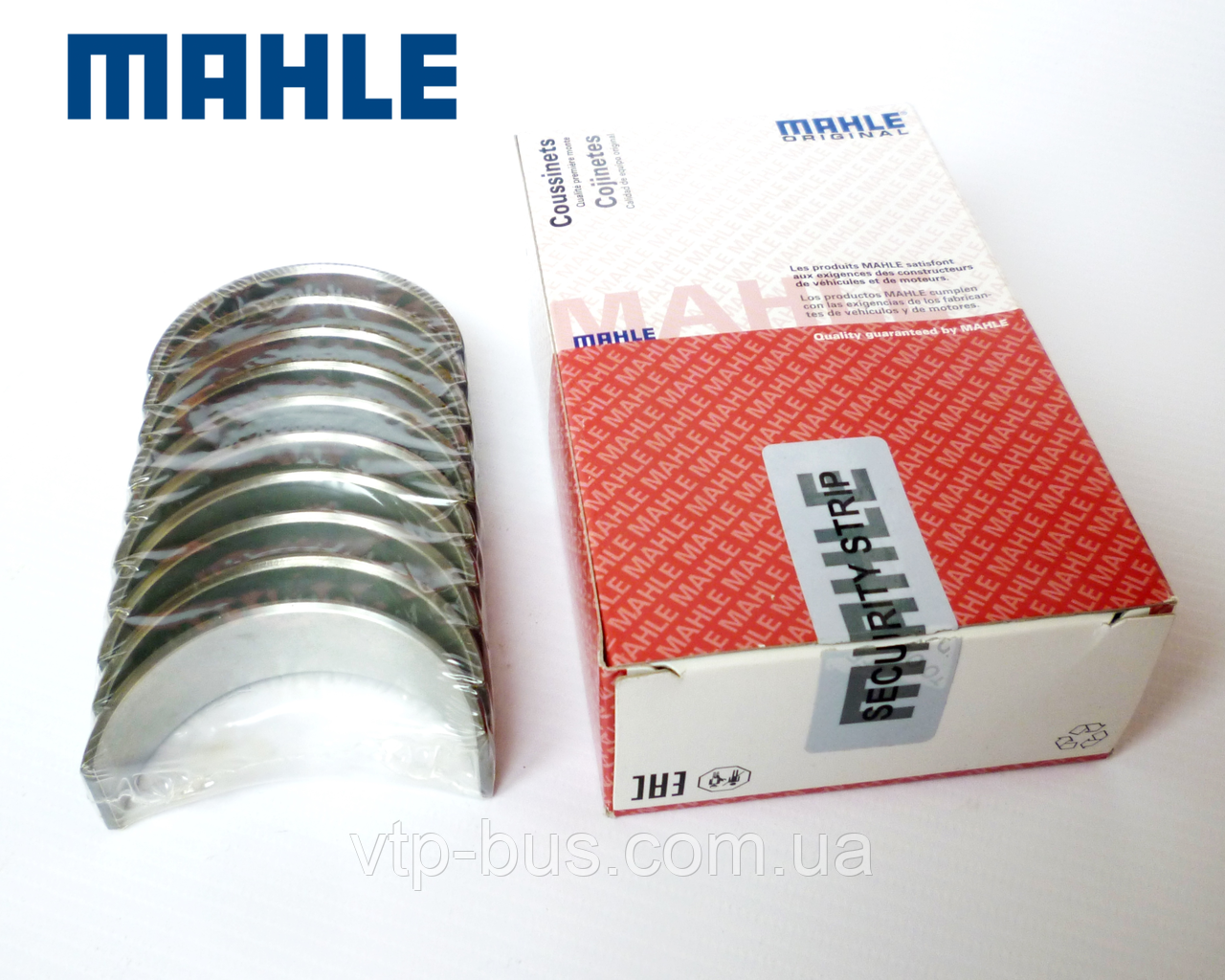 Вкладиші колінчастого вала, корінні (+0.25) на Renault Trafic 1.9 dCi 2001-2006 MAHLE (Німеччина) 021HS20012025