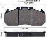 Гальмівні колодки MAN F2000, TGA, RVI MAGNUM, PREMIUM, ROR, фото 3