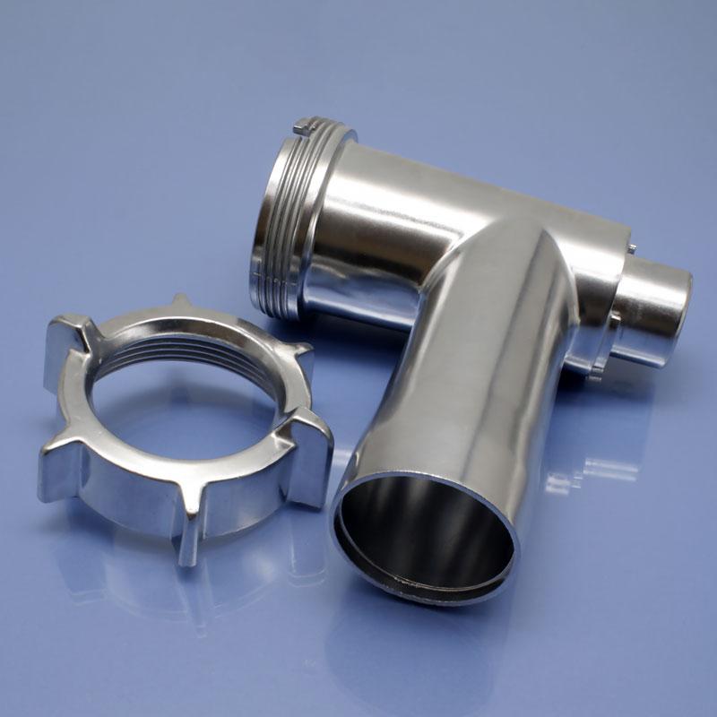 Тубус і гайка для м'ясорубки Dex DMG-180, фото 1